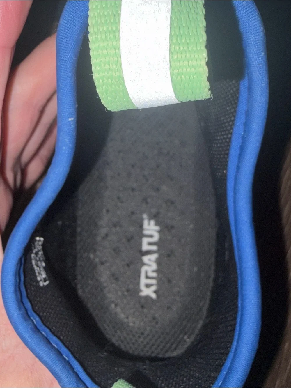 XTRATUF Men’s Waterproof Slip On Ankle Rain Boots Blue Green White Sz 10